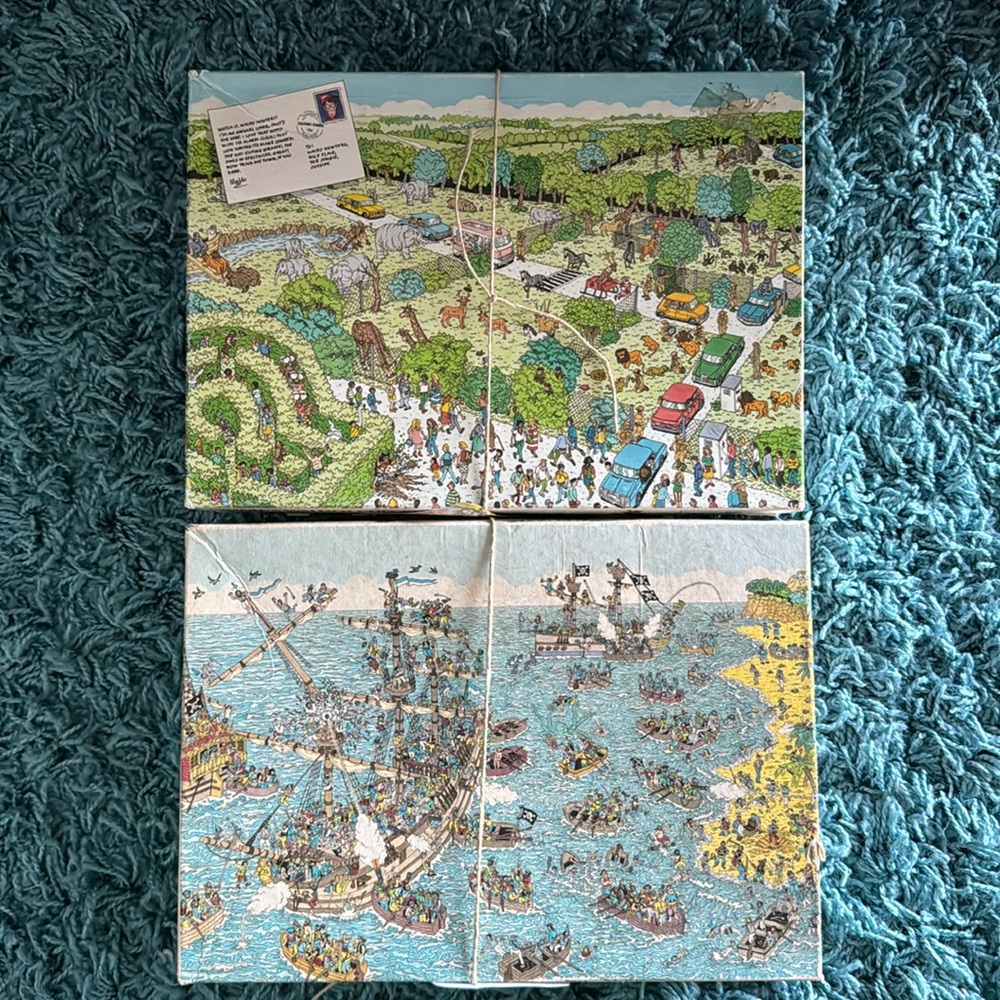 Vintage where’s Waldo puzzles